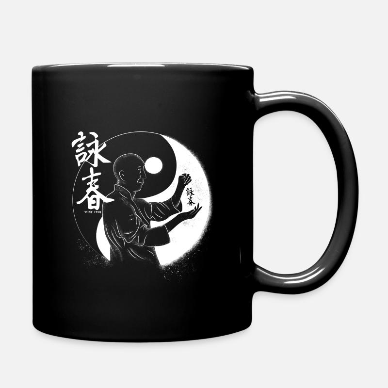 WingTsun Kung Fu - Tasse einfarbig - Schwarz
