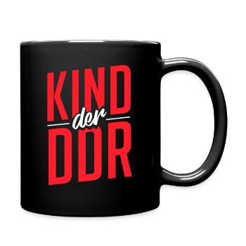 Kind der DDR Ostdeutschland - Tasse einfarbig - Schwarz - Rechts