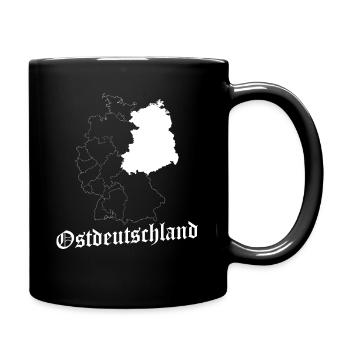 DDR Ostdeutschland - Tasse einfarbig - Schwarz - Rechts