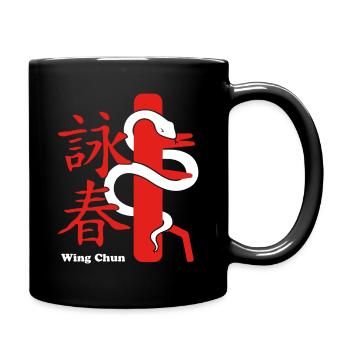 Wing Chun Kung Fu - Full Colour Mug - black - Right