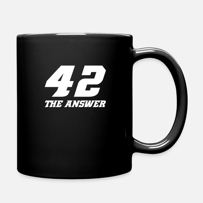 42 The Answer - Mug uni - noir