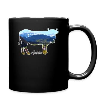 Allgäu Alps Bavaria - Full Colour Mug - black - Right