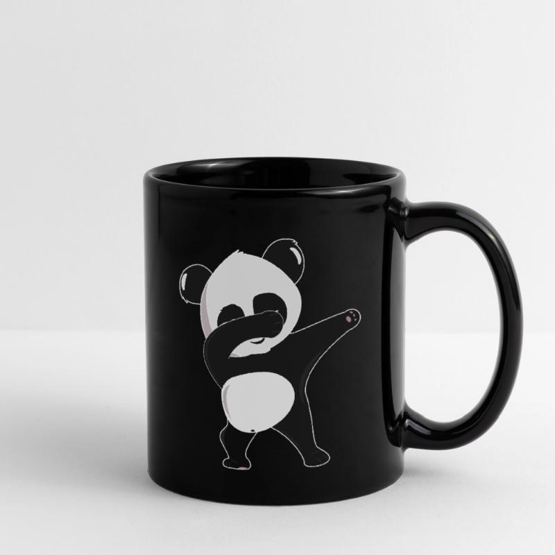 dabbing panda - dancing panda bear gift idea Full Colour Mug