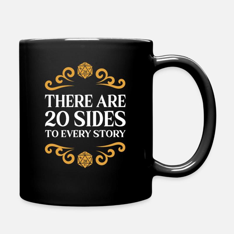 Cool Rpg D20 Dice Saying - Dice Role Gift - Mug uni - noir