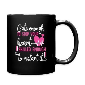 Réanimation paramédicale paramédicale - Mug uni - noir - Droite