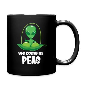 Alien Ufo Alien Aliens Area 51 - Full Colour Mug - black - Right