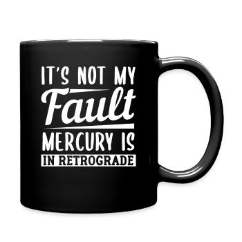 Mercure rétrograde - Mug uni - noir - Droite