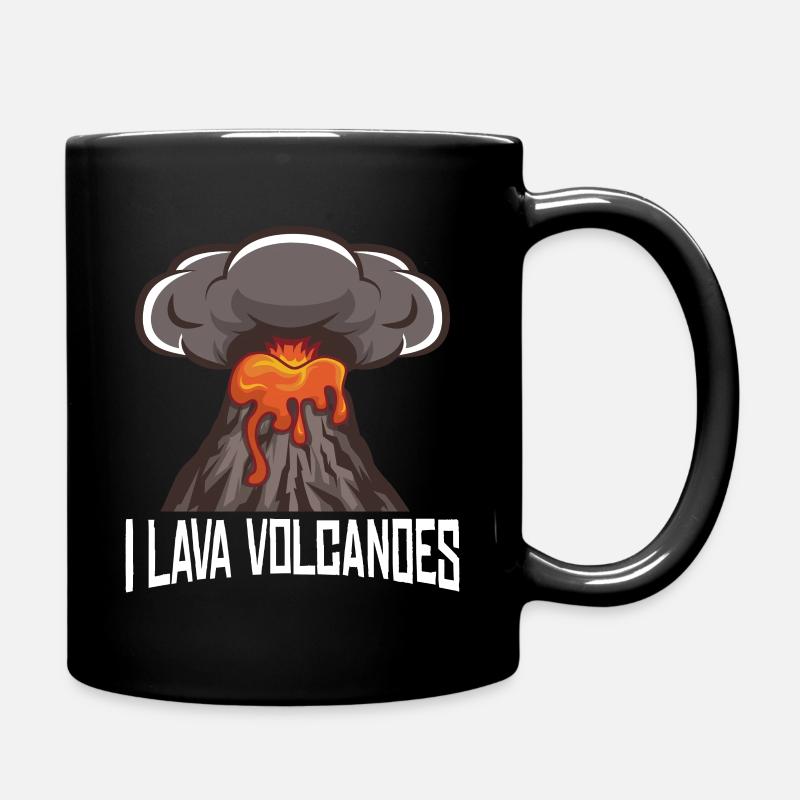 Lave d'éruption volcanique - Mug uni - noir