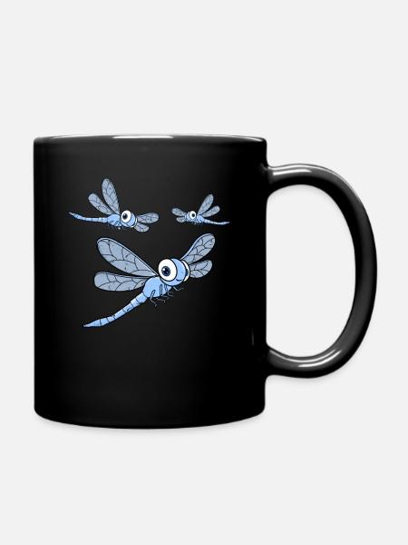 Les pastèques LIbelle Odonata - Mug uni - noir