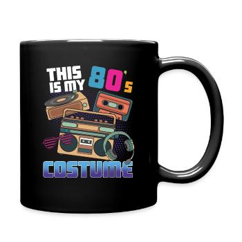 This Is My 80's Costume Vintage Disco Gadget - Full Colour Mug - black - Right