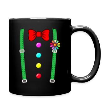 Circus Clown Costume Clown Carnival - Full Colour Mug - black - Right