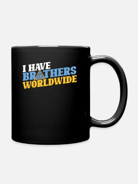 Masonic fraternity - Full Colour Mug - black