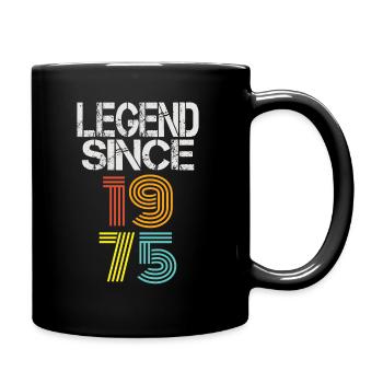 1975 Shirt Birthday Vintage Legend - Full Colour Mug - black - Right