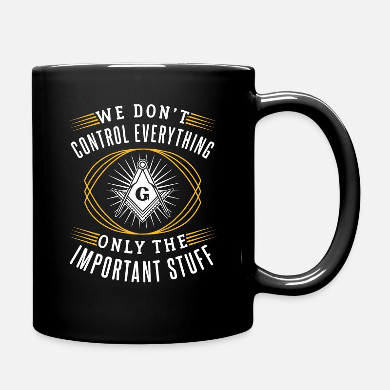 Société secrète des yeux maçonniques - Mug uni - noir