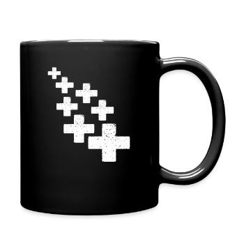 Schweiz T-shirt Geschenkidee - Tasse einfarbig - Schwarz - Rechts