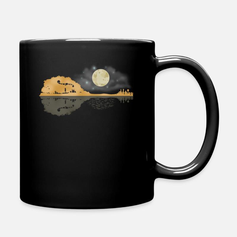 Mandolin Tshirt Bluegrass Country Music Mandolin - Full Colour Mug - black