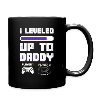 Level Up To Daddy 2020 Je vais être papa pour être - Mug uni - noir - Droite