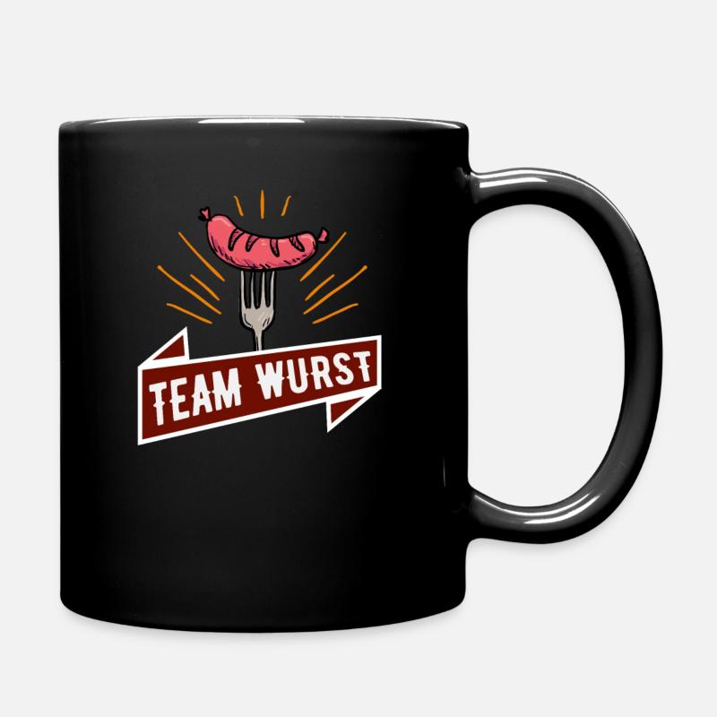 Équipe Saucisse Bratwurst Fans Grill Master - Mug uni - noir