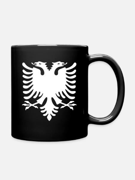 Albanie Drapeau Kosovo Balkans Shqiptar Cadeau - Mug uni - noir
