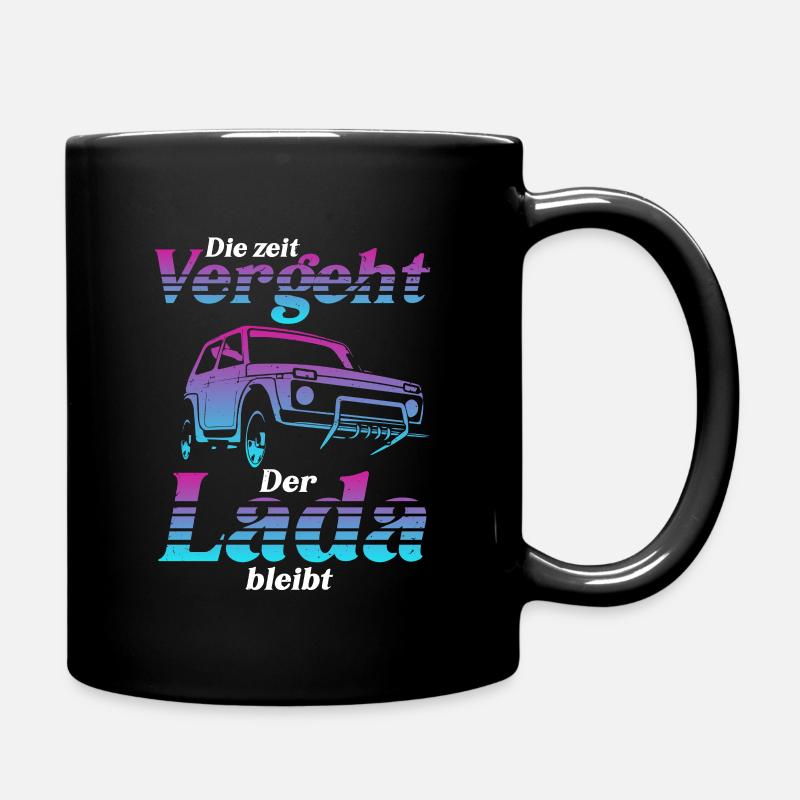 Lada Niva SUV Offroad Geschenk - Tasse einfarbig - Schwarz