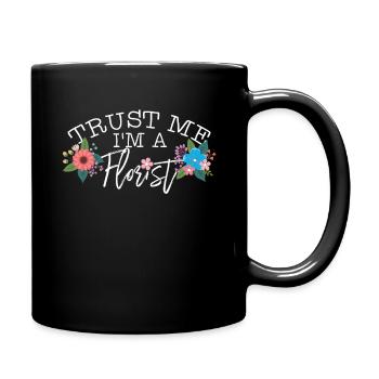 Florist florist gift idea - Full Colour Mug - black - Right