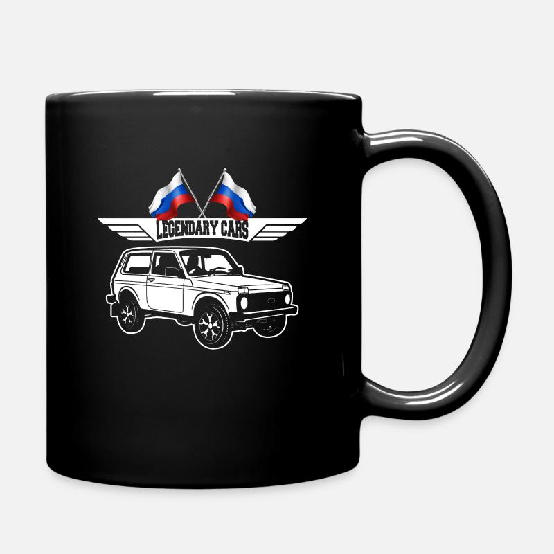 Lada Niva 4x4 Russia Auto - Tasse einfarbig - Schwarz