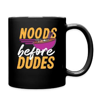 Ramen Männer - Tasse einfarbig - Schwarz - Rechts