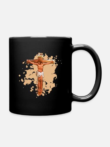Jesus Christus Design Für Den Christentum Christ - Tasse einfarbig - Schwarz
