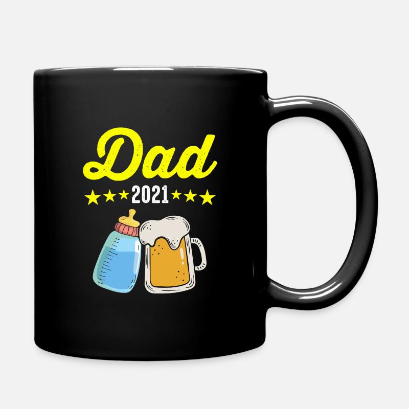 Futur papa 2021 - Mug uni - noir
