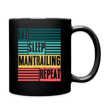 Mantrailing Mantrailer Dog Sport disant - Mug uni - noir - Droite