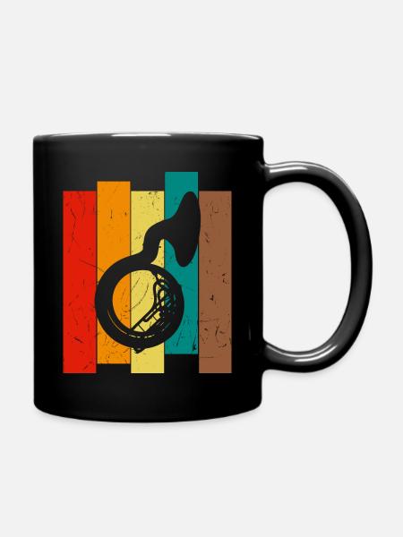 Tuba pour le joueur de tuba - Mug uni - noir