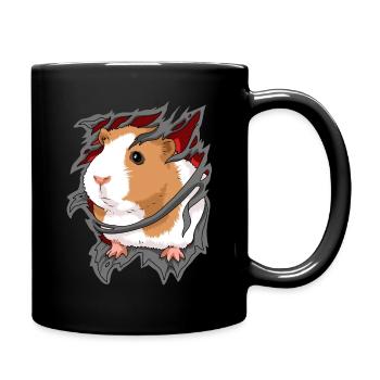 Guinea Pig Gift Men Guinea Pig - Full Colour Mug - black - Right