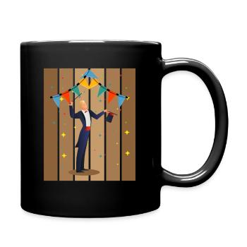 Wizard Magician Magic Abracadabra Magical - Full Colour Mug - black - Right