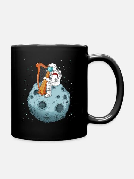 Harpe cadeau musique Harpe Harpe Joueur - Mug uni - noir