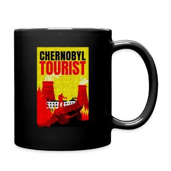 Chernobyl 1986 shirt - Full Colour Mug - black - Right
