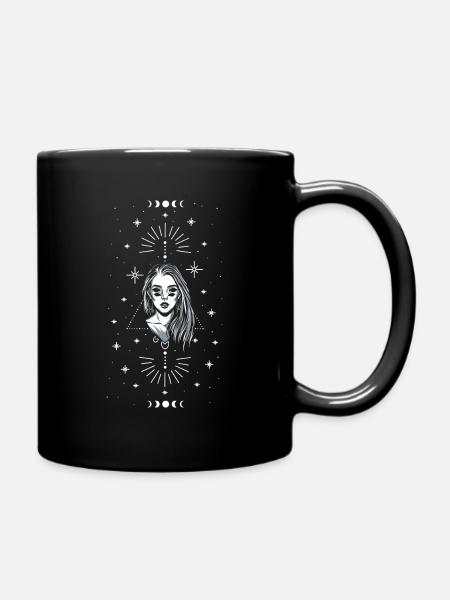 Occult Tarot Card Satanic - Tasse einfarbig - Schwarz