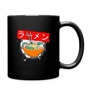 Anime soup Asian soup - Full Colour Mug - black - Right