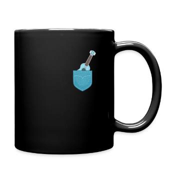Ukulélé Pocket Player Hawaiian Musician - Mug uni - noir - Droite