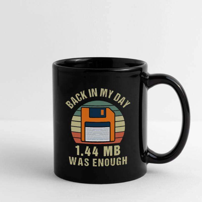 Programmer Floppy Disk Retro Gift Full Colour Mug