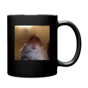 Caméra frontale pour téléphone portable Hamster - Funny Thanks Meme - Mug uni - noir - Droite