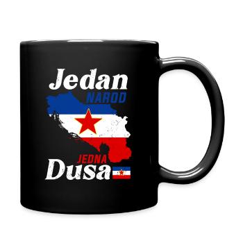 Balkan Josip Broz Tito SFRJ Jugoslawien Geschenk - Tasse einfarbig - Schwarz - Rechts