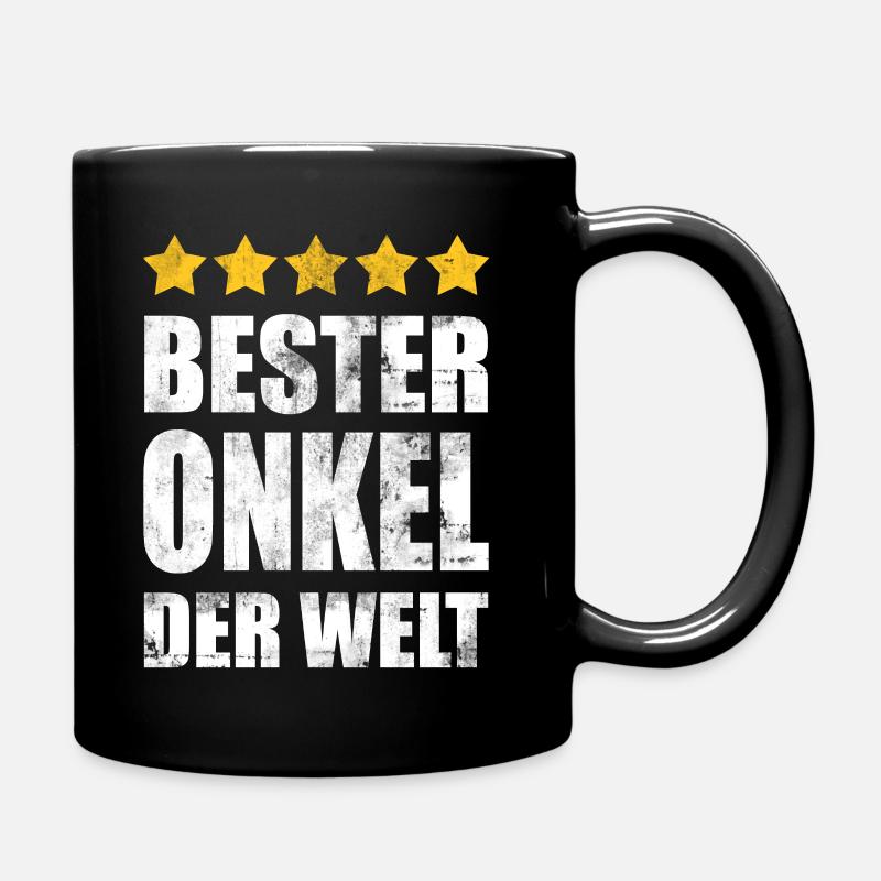 BESTER ONKEL DER WELT - Tasse einfarbig - Schwarz