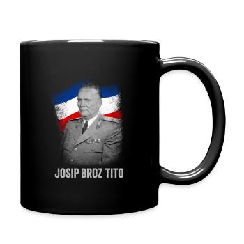 Josip Broz Tito Marsal SFRJ Yugoslavia - Full Colour Mug - black - Right
