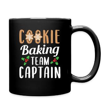 Christmas Cookies Baking Team Gift - Full Colour Mug - black - Right