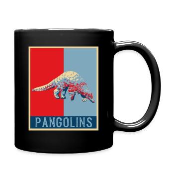 Pangolin gift pangolin tshirt pangolin - Full Colour Mug - black - Right