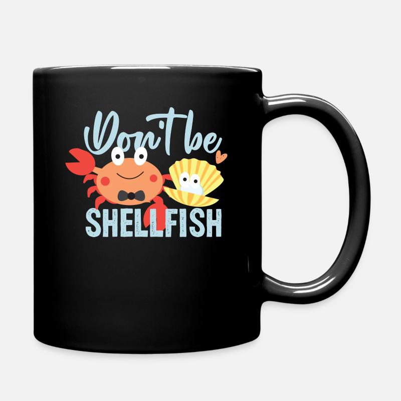 Idée cadeau fruits de mer - Mug uni - noir