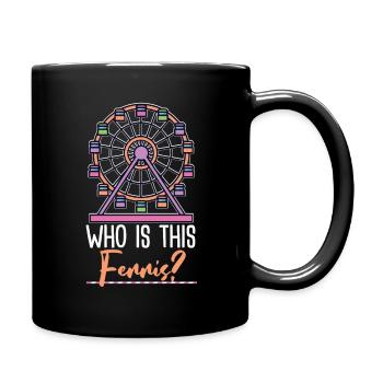 Ferris wheel gift idea - Full Colour Mug - black - Right