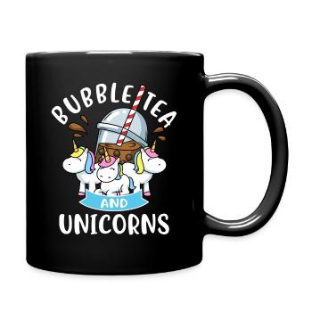 Bubble Tea Licorne Cadeau Filles Bubble Tea - Mug uni - noir - Droite