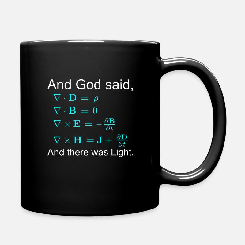 Maxwell Physiker Geschenk Mathe Studenten - Tasse einfarbig - Schwarz