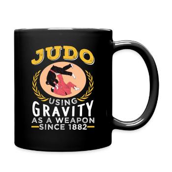Judo gravity - Full Colour Mug - black - Right